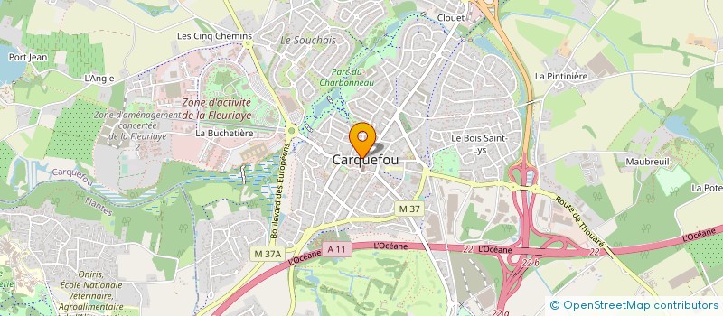 localisation de l'entreprise CLOMAZA à CARQUEFOU