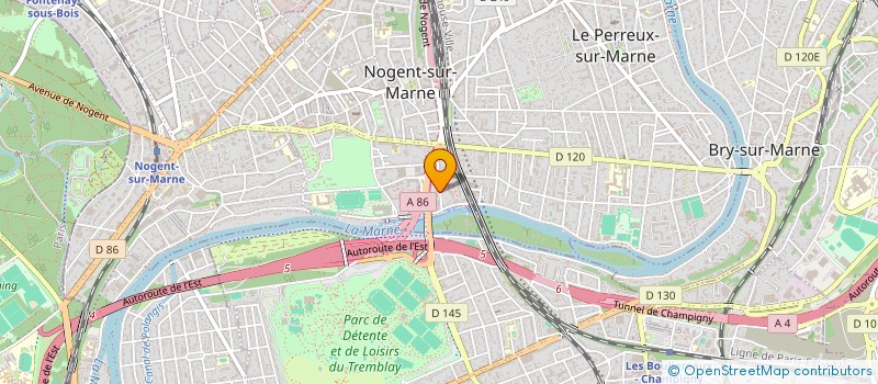 localisation de l'entreprise CLOME  NOGENT-SUR-MARNE