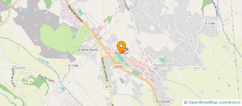 localisation de l'entreprise CLOMEN à PUYGOUZON
