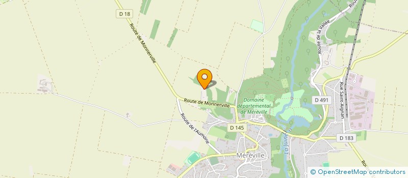 localisation de l'entreprise CLOMET  LE MEREVILLOIS