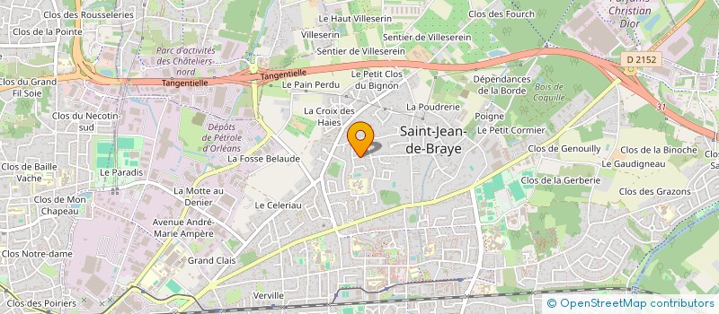 localisation de l'entreprise CLOMIFLO à SAINT-JEAN-DE-BRAYE