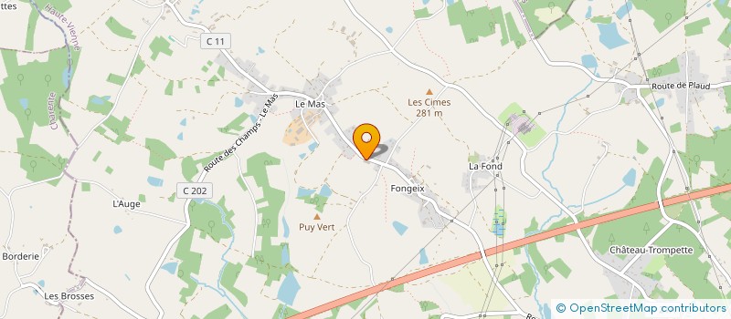 localisation de l'entreprise CLONA  SAINT-JUNIEN