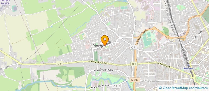 localisation de l'entreprise CLONE à RIORGES