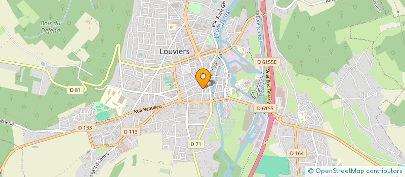 localisation de l'entreprise CLOPE STORE 27 à LOUVIERS