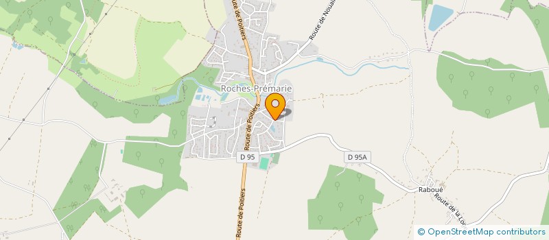 localisation de l'entreprise CLOPEAU LAMONERIE  ROCHES-PREMARIE-ANDILLE