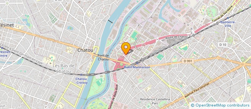 localisation de l'entreprise CLOPELECTROCHIC à RUEIL-MALMAISON