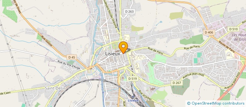 localisation de l'entreprise CLOPTRONIC à LISIEUX