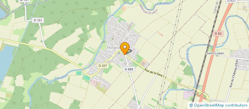 localisation de l'entreprise CLOR MUTSCHLER HORTICULTURE  HINDISHEIM