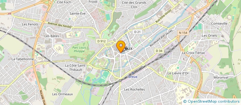 localisation de l'entreprise CLORA à DREUX