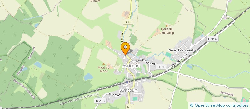 localisation de l'entreprise CLORED  AVRICOURT