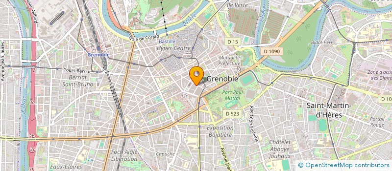 localisation de l'entreprise CLORENT à GRENOBLE