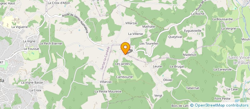 localisation de l'entreprise CLORENTINA à SARLAT-LA-CANEDA