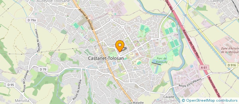 localisation de l'entreprise CLORJA  CASTANET-TOLOSAN