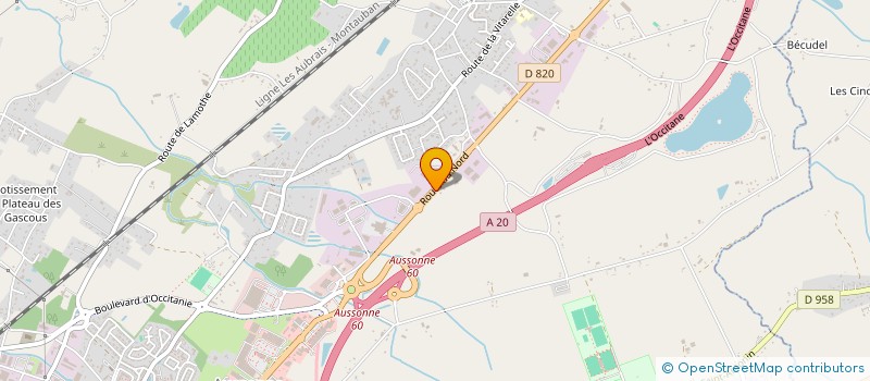 localisation de l'entreprise CLOROBAN  MONTAUBAN