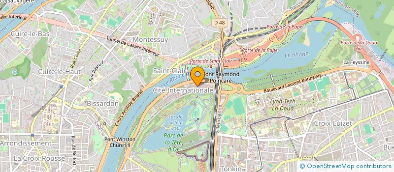 localisation de l'entreprise CLOROMATIS à LYON