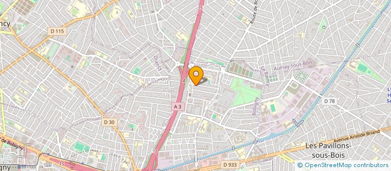 localisation de l'entreprise CLORORE  BONDY