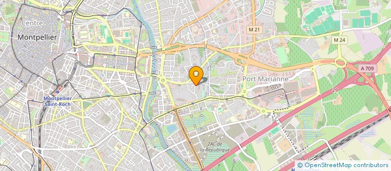 localisation de l'entreprise CLORYMAR à MONTPELLIER