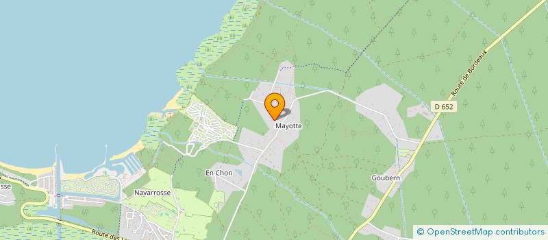 localisation de l'entreprise CLOS 2 MAYOTTE  BISCARROSSE