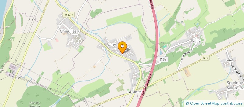 localisation de l'entreprise CLOS 3 4 LORRAINE  VANY