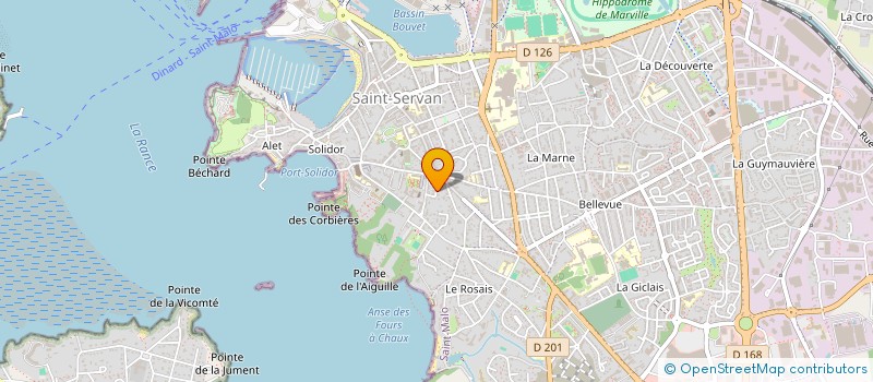 localisation de l'entreprise CLOS AGNES à SAINT-MALO