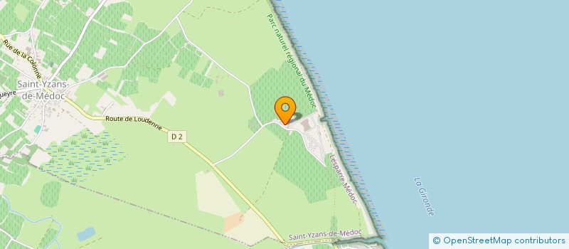 localisation de l'entreprise CLOS ALBUS  SAINT-YZANS-DE-MEDOC