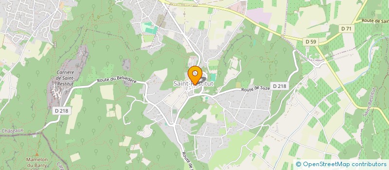 localisation de l'entreprise CLOS ARCHANGE MICHAEL-CERNUNNOS  SAINT-RESTITUT