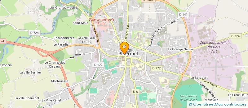 localisation de l'entreprise CLOS ARMEL  PLOERMEL