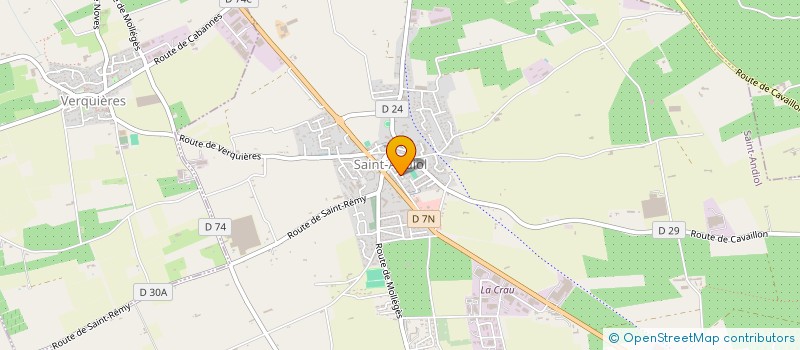 localisation de l'entreprise CLOS BEL AIR 2  SAINT-ANDIOL