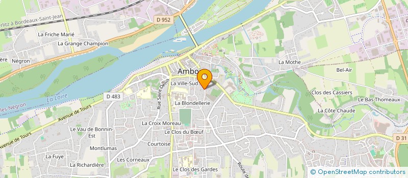 localisation de l'entreprise CLOS BELLEROCHE  AMBOISE