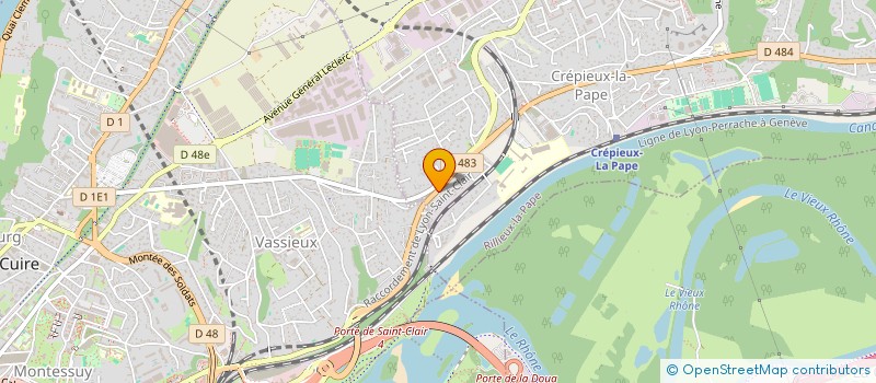 localisation de l'entreprise CLOS CHAMBOLLE  RILLIEUX-LA-PAPE