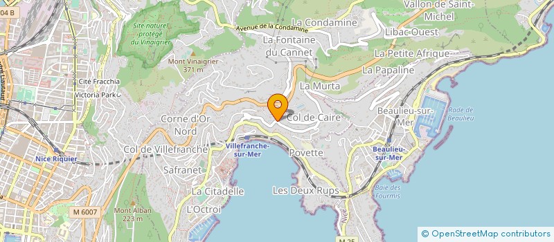 localisation de l'entreprise CLOS CHARMERADE CTIM à VILLEFRANCHE-SUR-MER