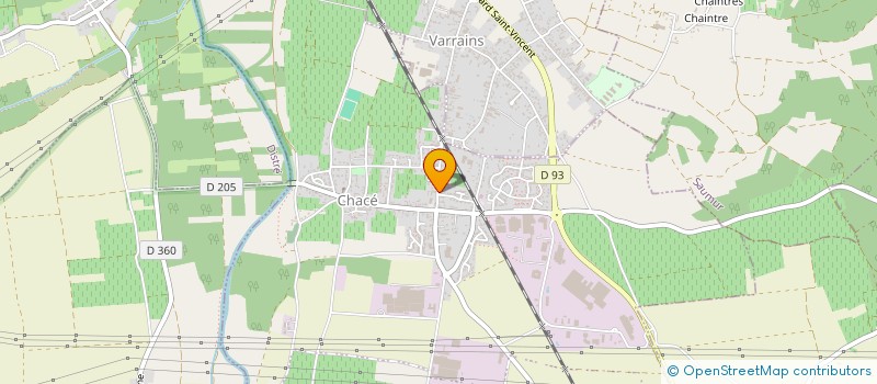 localisation de l'entreprise CLOS DE BAUX à BELLEVIGNE-LES-CHATEAUX