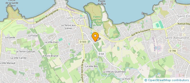 localisation de l'entreprise CLOS DE BEAUMONT  SAINT-LUNAIRE