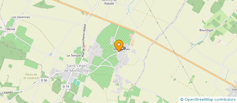localisation de l'entreprise CLOS DE BRIDOUAILLE  SAINT-LEGER-DE-MONTBRILLAIS