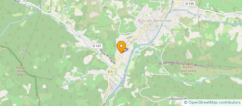 localisation de l'entreprise CLOS DE CHARDELLE à BUIS-LES-BARONNIES