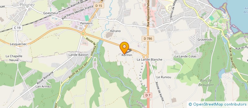 localisation de l'entreprise CLOS DE KERMIN  PAIMPOL