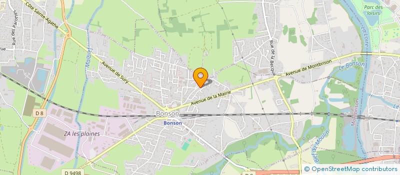 localisation de l'entreprise CLOS DE L'ABBAYE D'AINAY  ANDREZIEUX-BOUTHEON