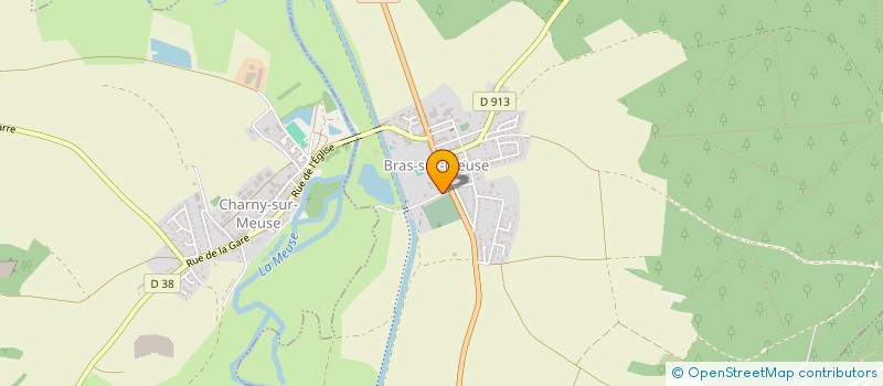 localisation de l'entreprise CLOS DE L'ECLUSE à BRAS-SUR-MEUSE
