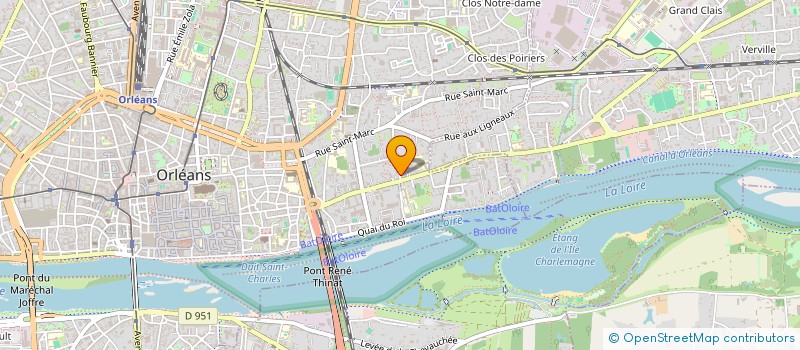 localisation de l'entreprise CLOS DE L' ECOLE NORMALE à ORLEANS