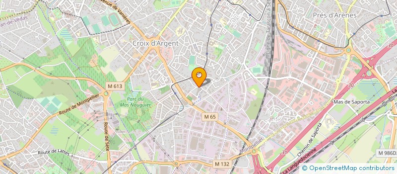 localisation de l'entreprise CLOS DE L'HIRONDELLE à MONTPELLIER