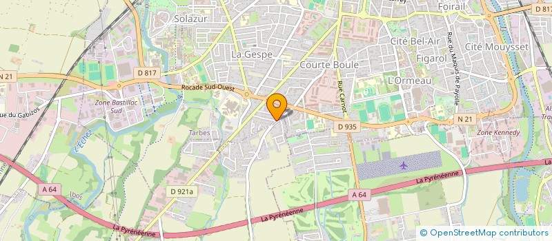 localisation de l'entreprise CLOS DE L'ILOT à TARBES
