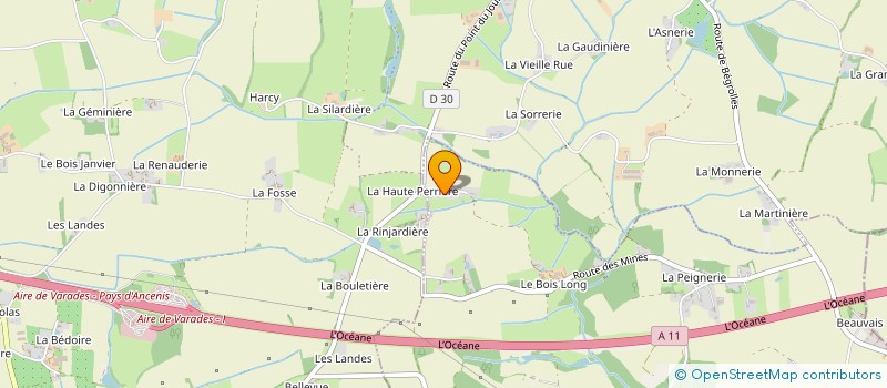 localisation de l'entreprise CLOS DE LA BELLIERE  LOIREAUXENCE