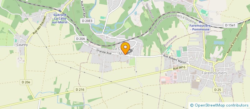 localisation de l'entreprise CLOS DE LA CELLE  LA CELLE-SUR-MORIN