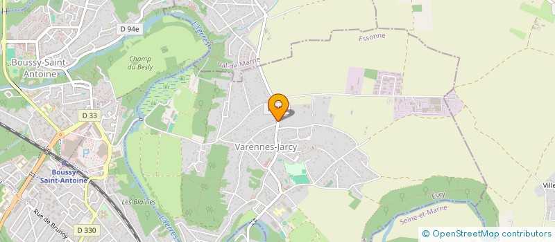 localisation de l'entreprise CLOS DE LA GRANGE  VARENNES-JARCY