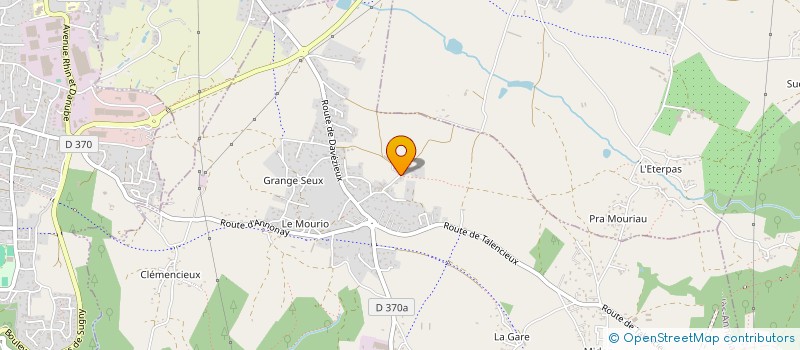 localisation de l'entreprise CLOS DE LA GRANGE  VERNOSC-LES-ANNONAY