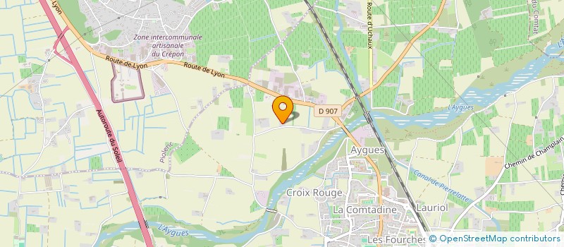 localisation de l'entreprise CLOS DE LA HUGIERE  ORANGE