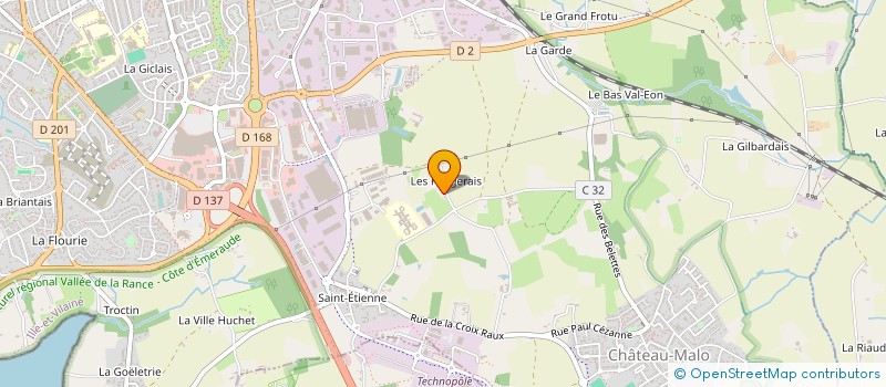 localisation de l'entreprise CLOS DE LA MALOUINE  SAINT-MALO