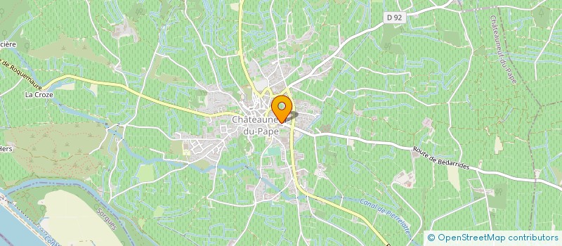 localisation de l'entreprise CLOS DE LA MARQUISE  CHATEAUNEUF-DU-PAPE