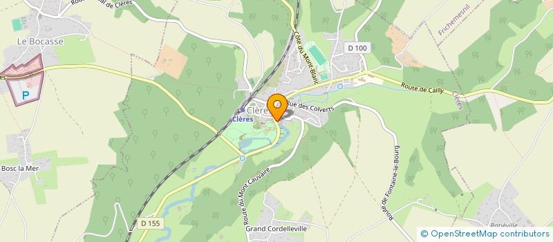 localisation de l'entreprise CLOS DE LA ROSERAIE  BOIS-D'ENNEBOURG