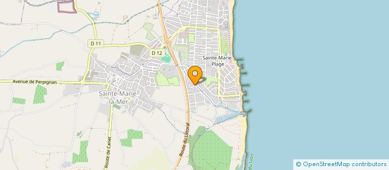 localisation de l'entreprise CLOS DE LA SAULEE  SAINTE-MARIE-LA-MER